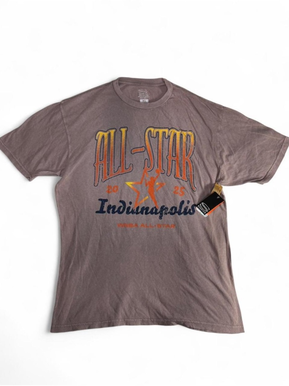 Stadium Essentials 2025 WNBA All-Star Game Sky High Vintage T-Shirt - Brand New